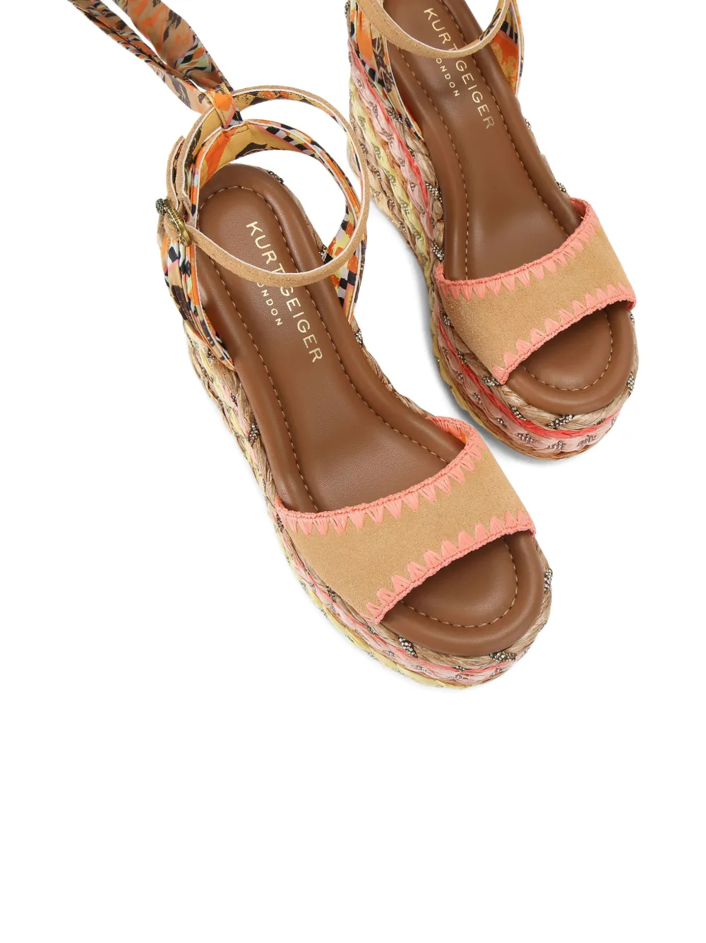 Kurt Geiger London Chelsea Scarf sandalen Beige