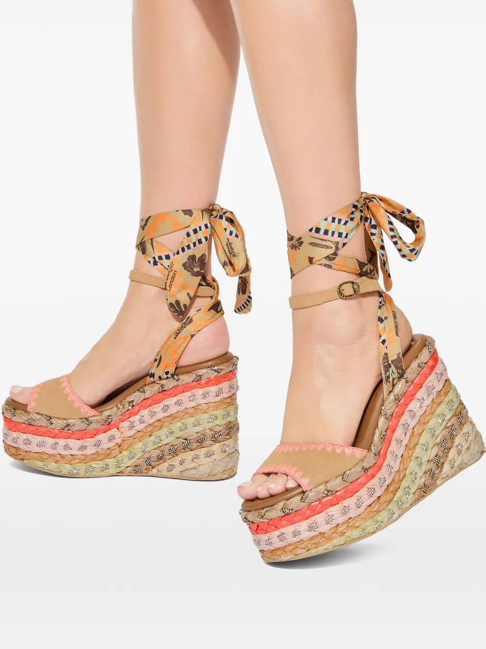 Kurt Geiger London Chelsea Scarf sandalen Beige