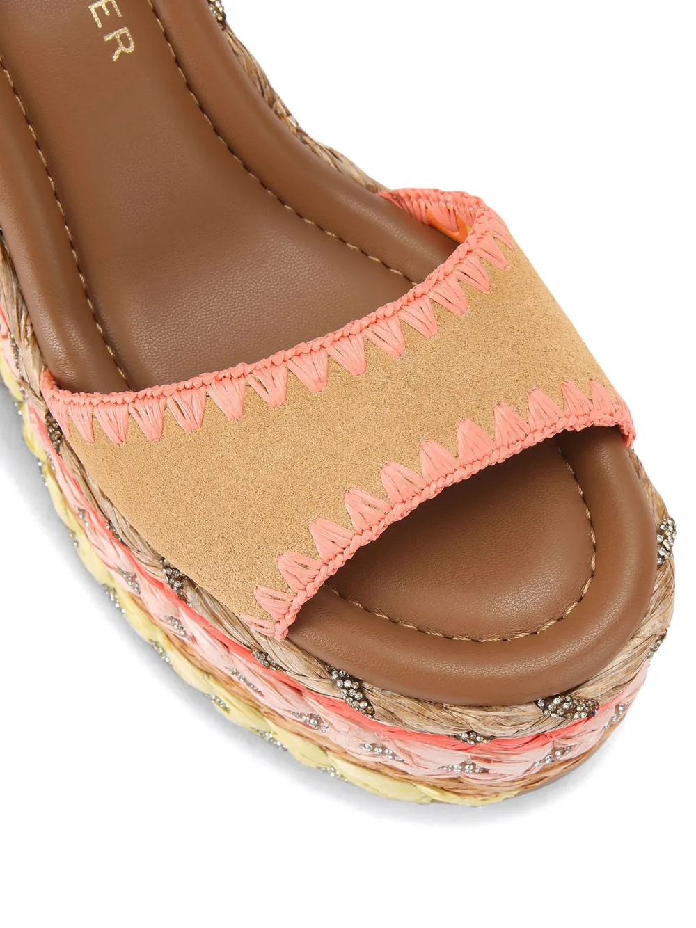 Kurt Geiger London Chelsea Scarf sandalen Beige