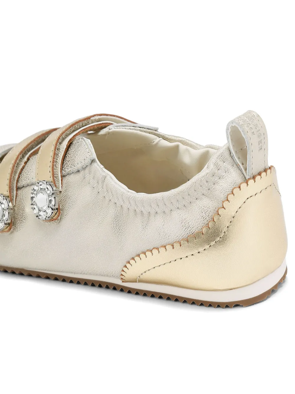 Kurt Geiger London Islington sneakers verfraaid met kristallen Beige