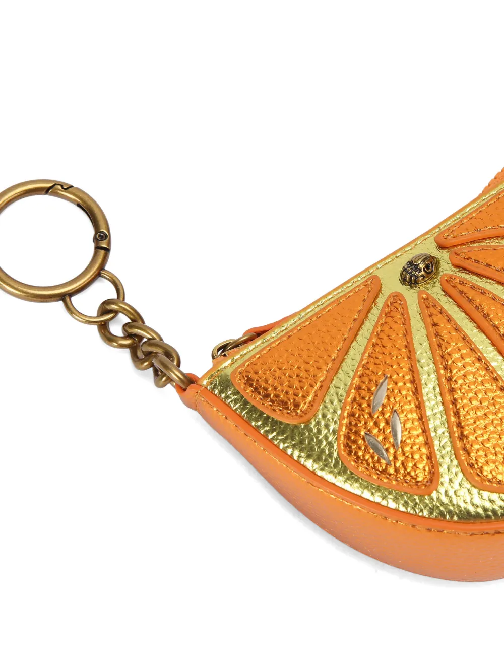 Kurt Geiger London Tas accessoire in de vorm van een sinnasappelpart Oranje