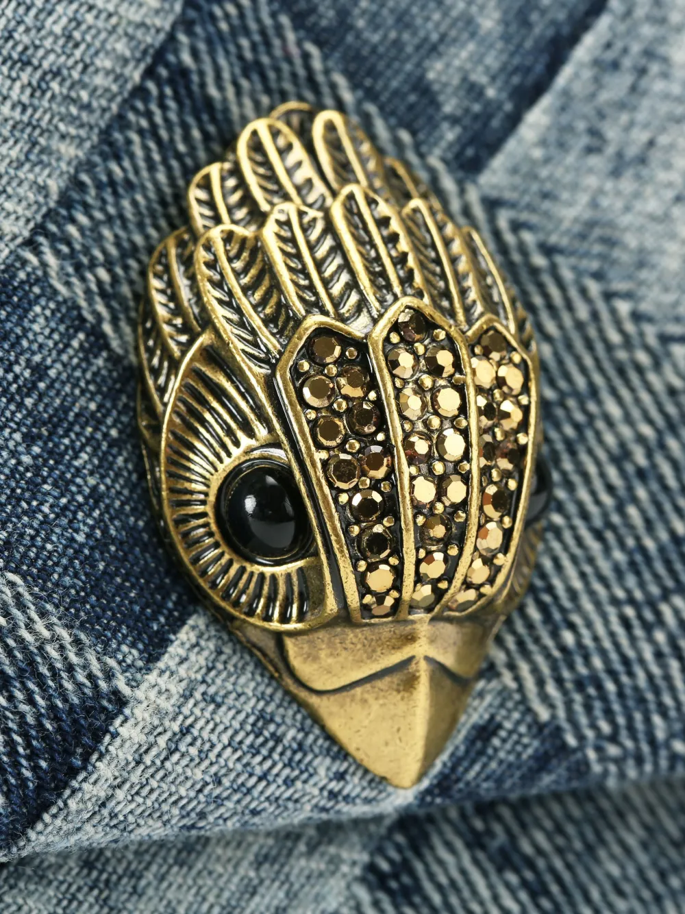 Kensington Knot Eagle-Head-Embellished Shoulder Bag