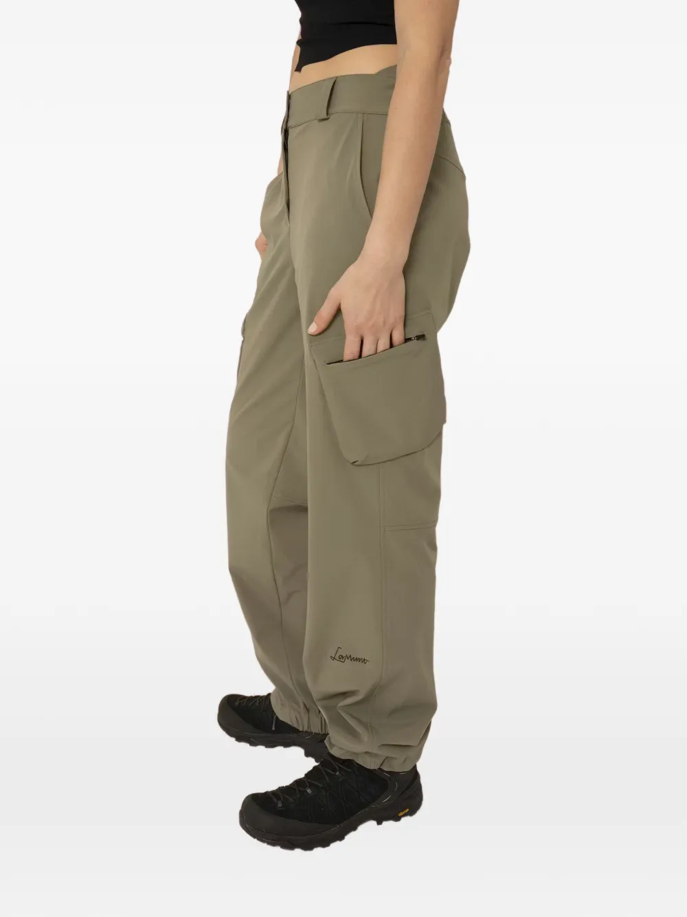 LAMUNT cargo-pocket trousers - Verde