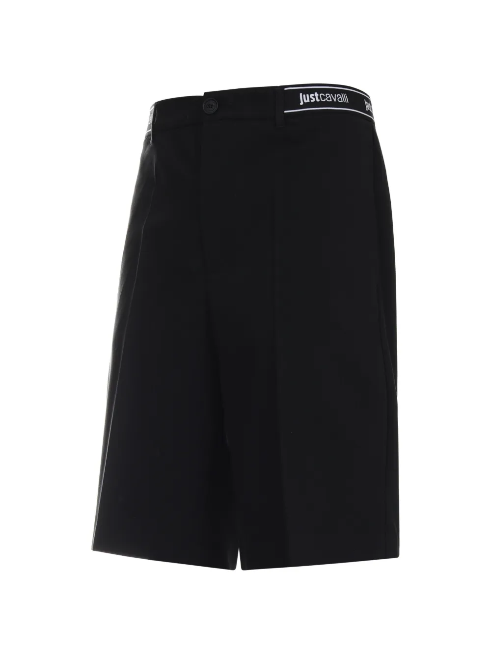 Just Cavalli Shorts met logoband Zwart