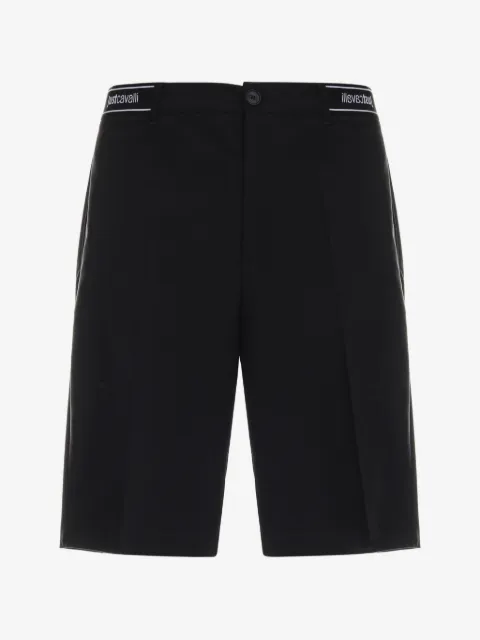 Just Cavalli logo-waistband shorts