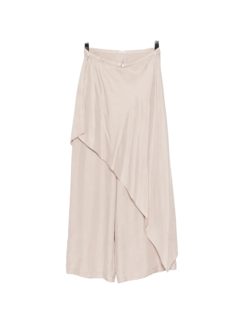 Yeareast Asymmetric-layer Trousers In Purple