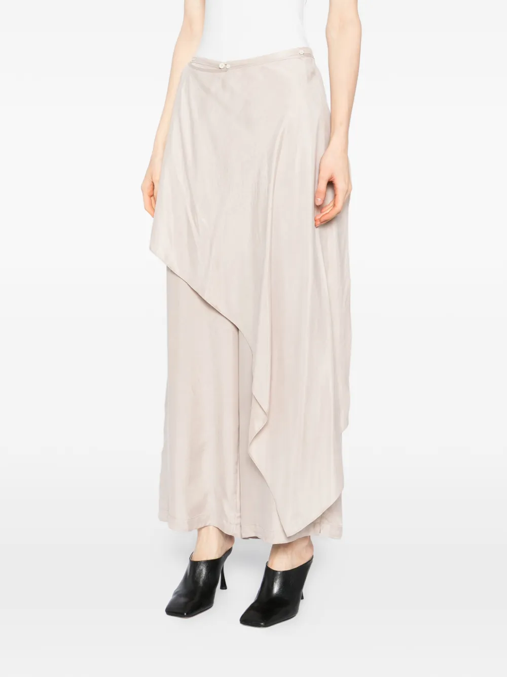  Yeareast Asymmetric-layer Trousers - Neutrals 