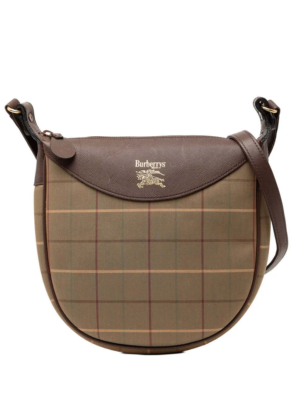 Burberry Pre-Owned Borsa a tracolla in tela Vintage Check XX secolo - Marrone
