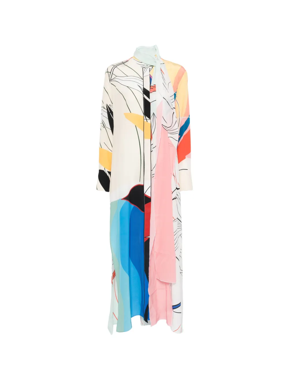 F.R.S For Restless Sleepers printed maxi dress - Bianco