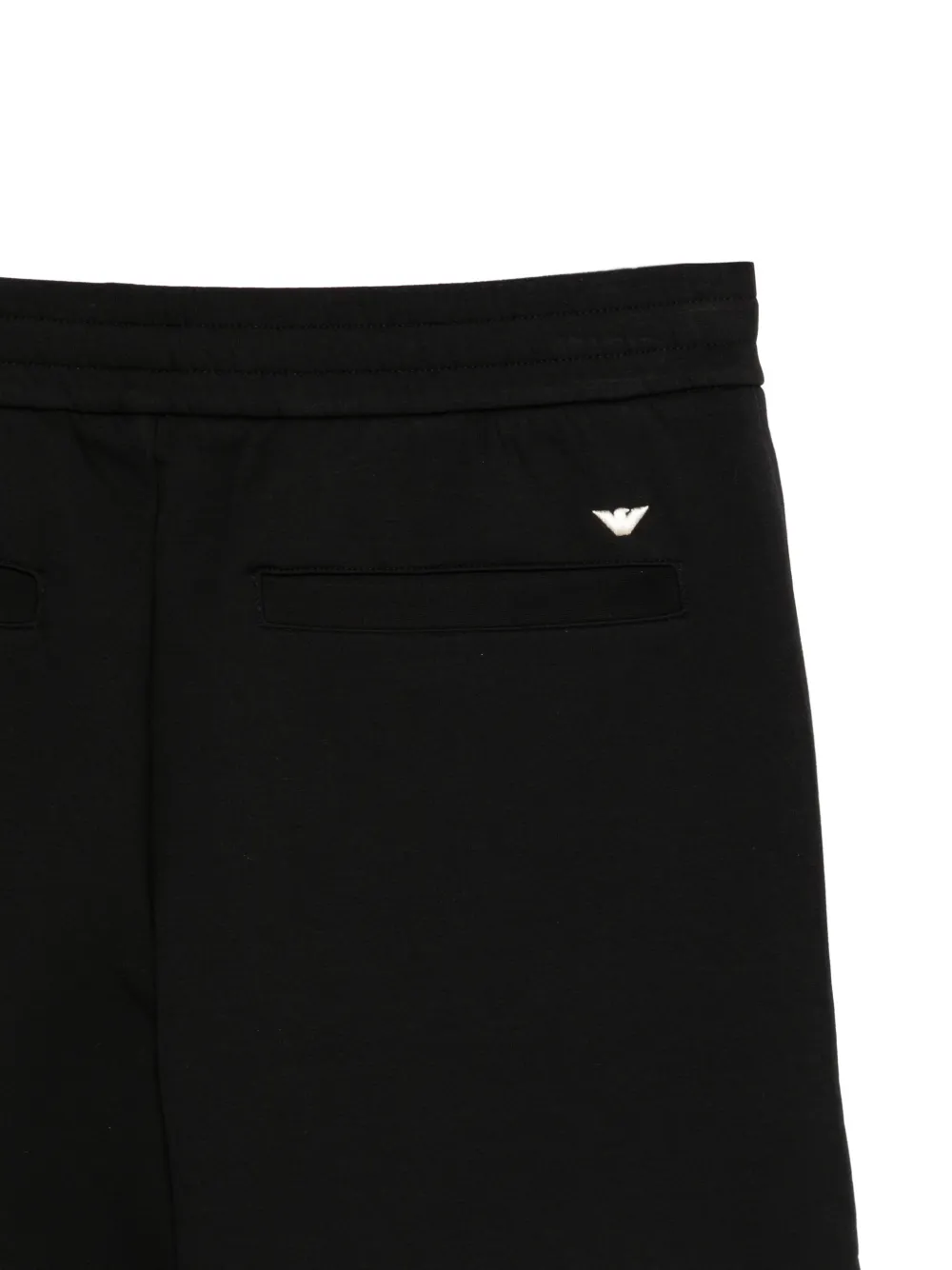 Emporio Armani Elastische shorts Zwart