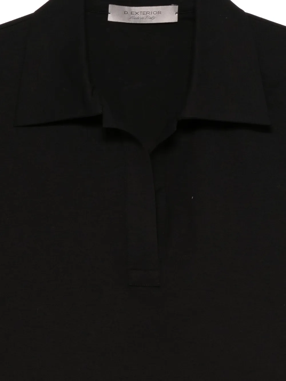  D.exterior Short-sleeved Top - Black 