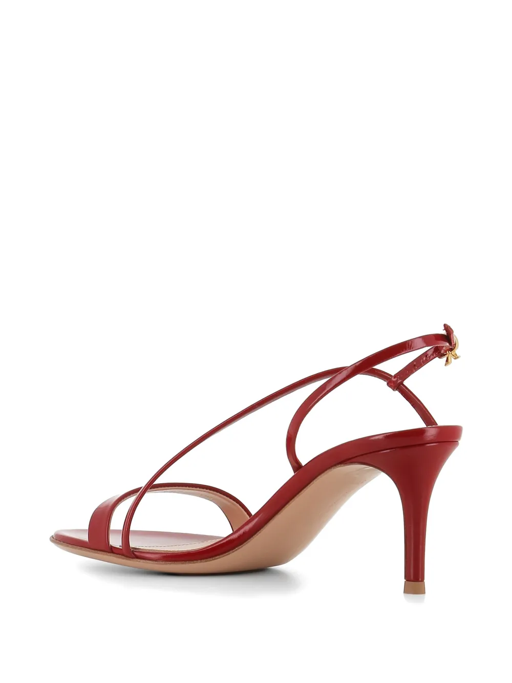 Gianvito Rossi Manhattan strappy heeled sandals Rood