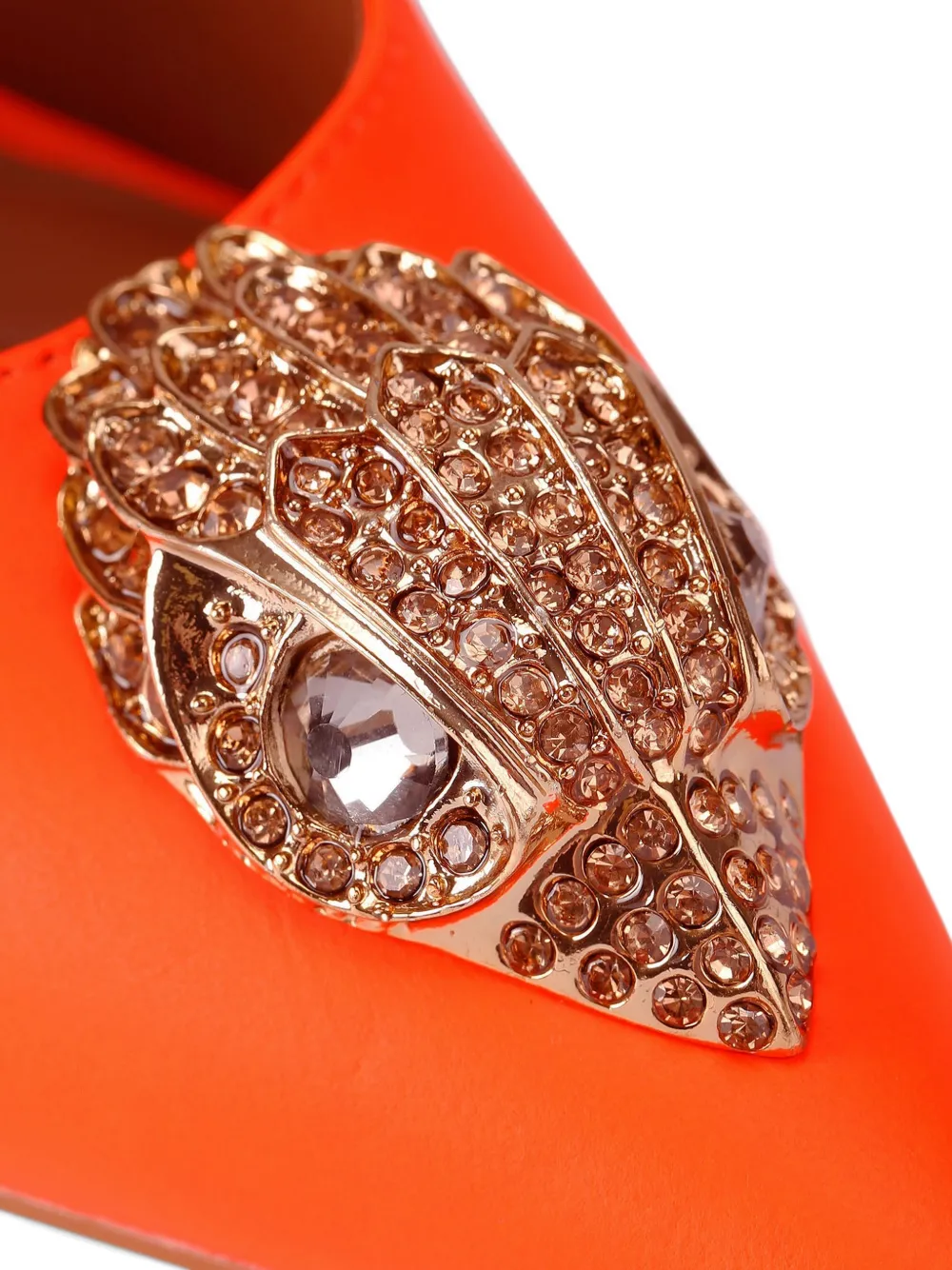 Kurt Geiger London Grote Eagle slingback pumps verfraaid met kristallen Oranje