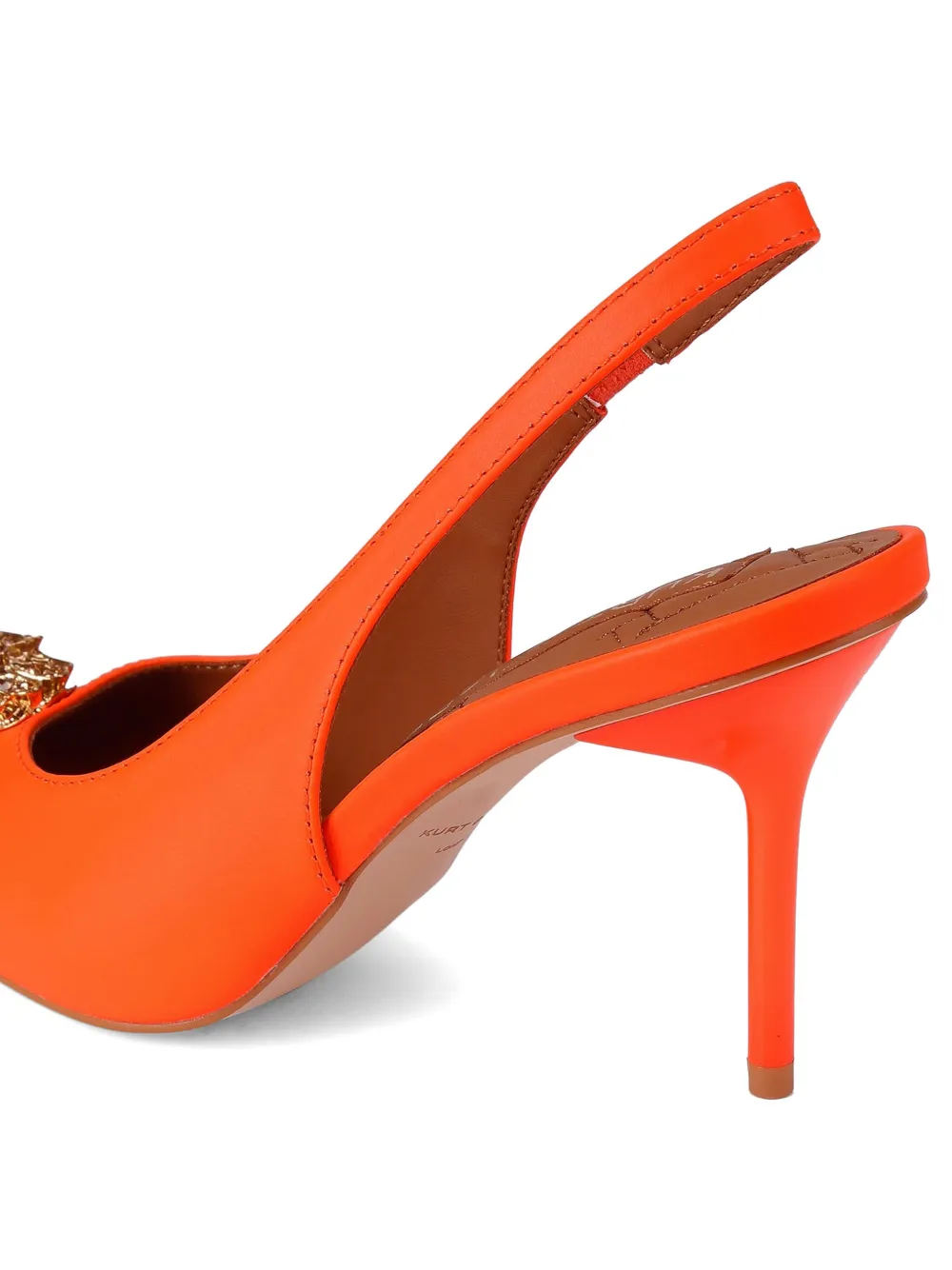 Kurt Geiger London Grote Eagle slingback pumps verfraaid met kristallen Oranje