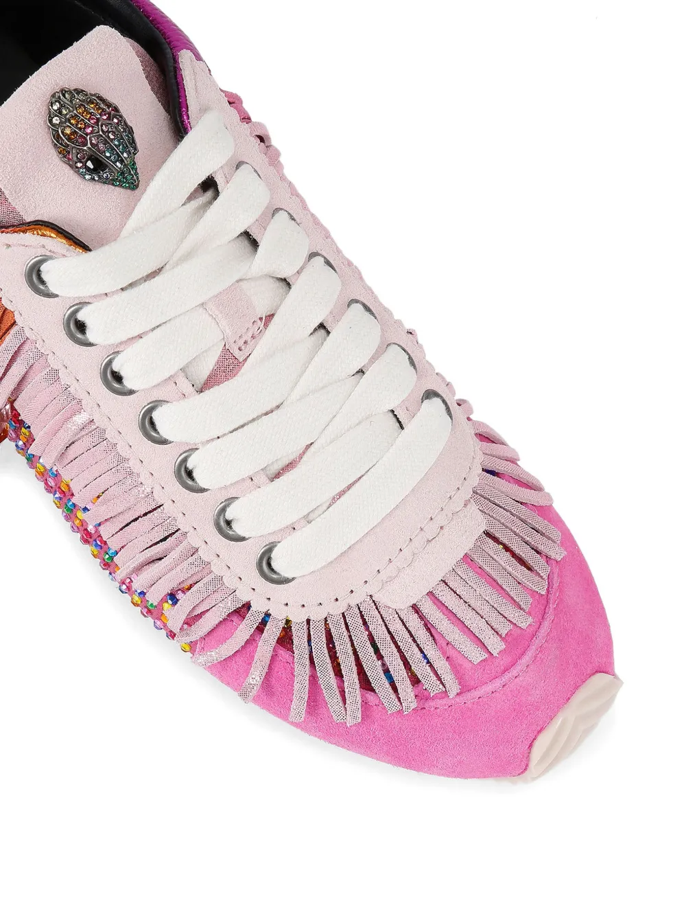 Kurt Geiger London Islington sneakers verfraaid met franje Roze