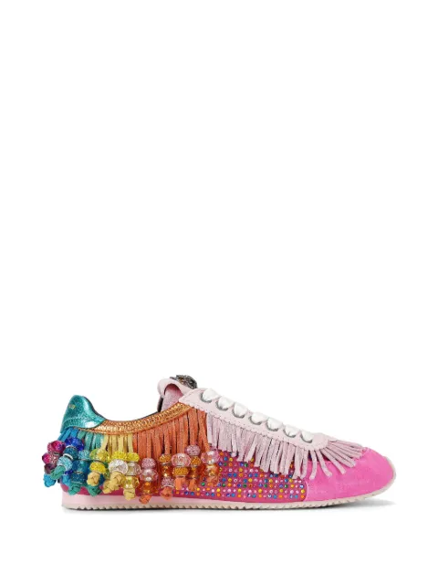 Kurt Geiger London Islington fringe embellished sneakers