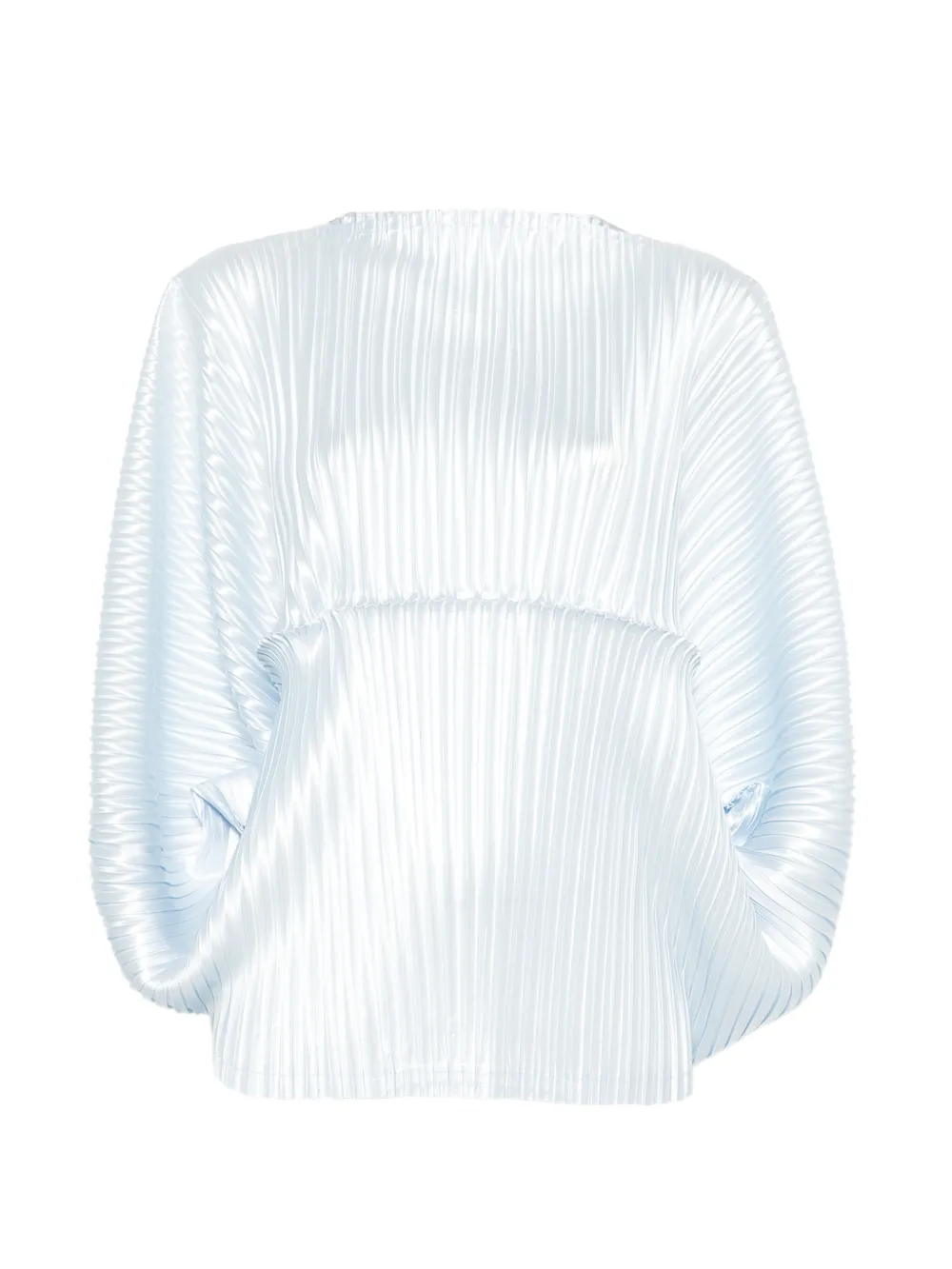 Issey Miyake Top plissettato - Blu