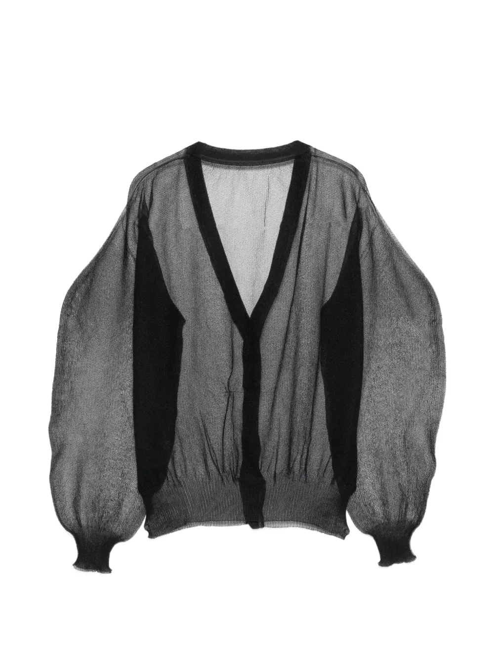 Issey Miyake Vest met V-hals Zwart