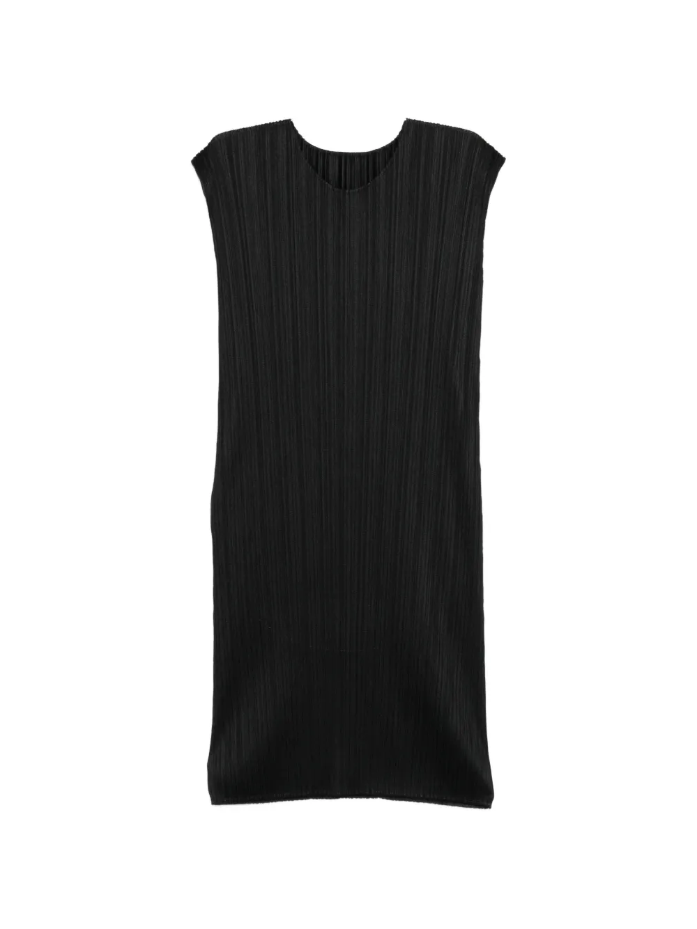 Pleats Please Issey Miyake Abito corto plissettato - Nero
