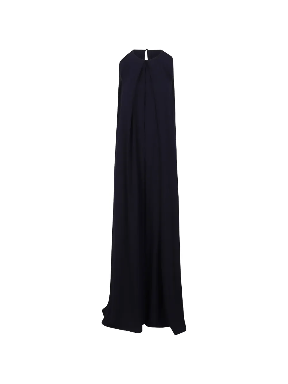 Gianluca Capannolo pleated sleeveless gown - Blu
