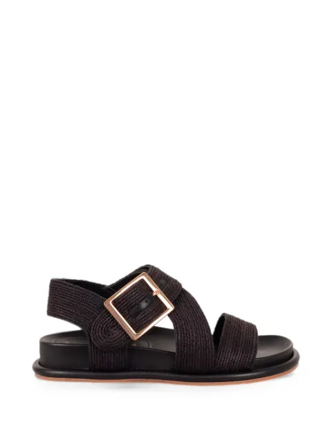 Palomitas By Paloma Barcelò Catalina buckle-fastening raffia-effect sandals