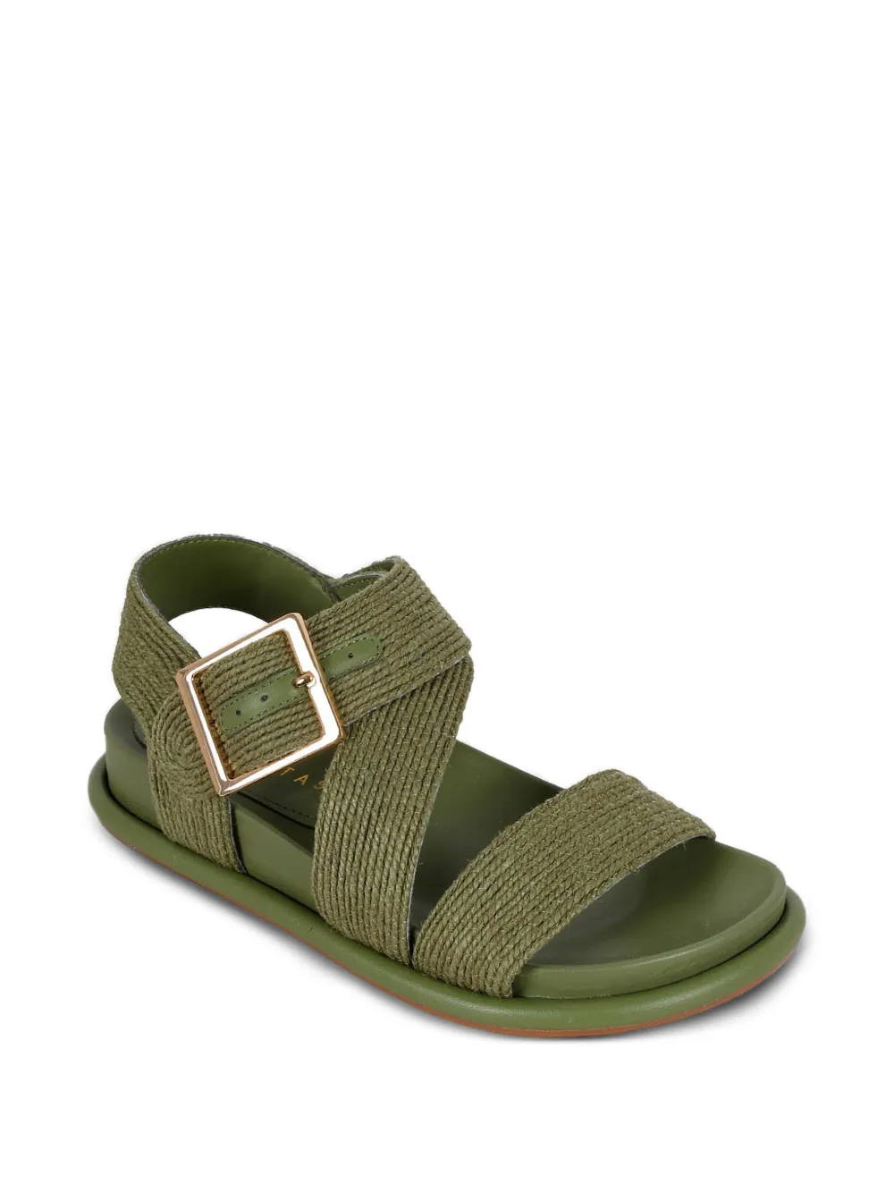 Palomitas By Paloma Barcelò Catalina Cordela rope-texture sandals Groen