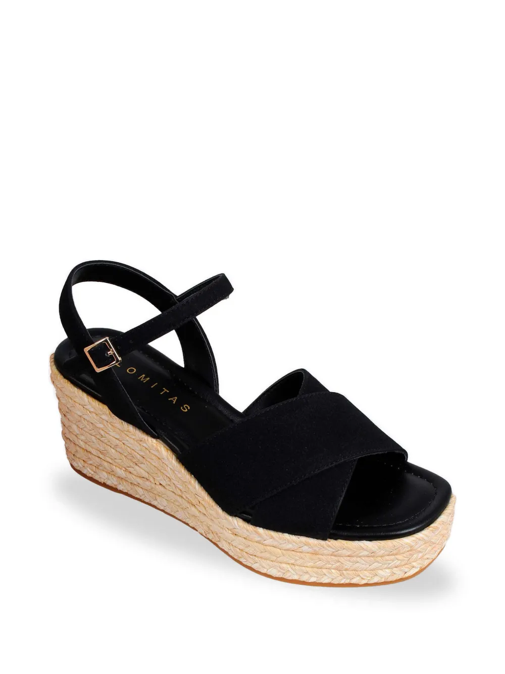 Palomitas By Paloma Barcelò open-toe heeled espadrilles Zwart