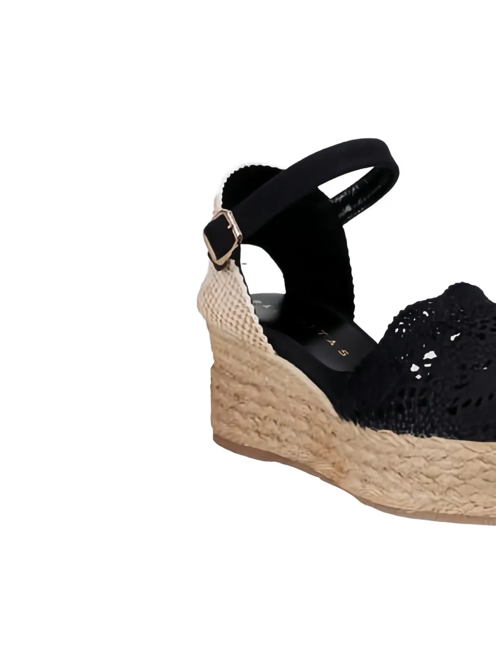 Palomitas By Paloma Barcelò black heeled espadrilles Zwart