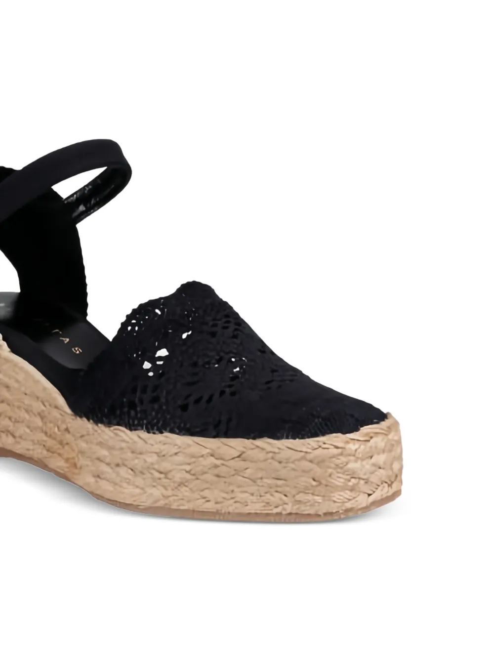  Palomitas By Paloma Barcelò Black Heeled Espadrilles 