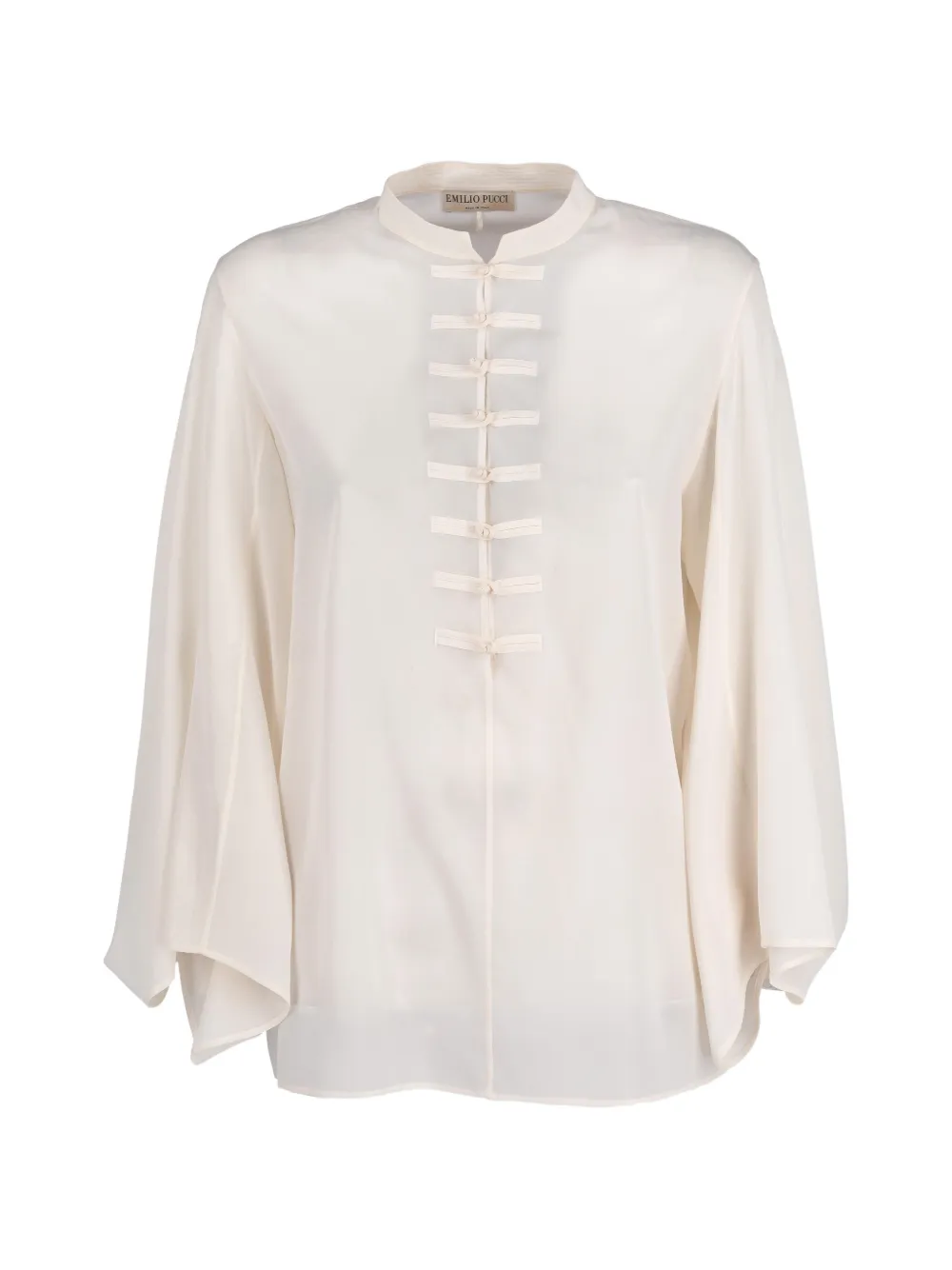 PUCCI Pre-Owned Mandarin-collar shirt - Toni neutri
