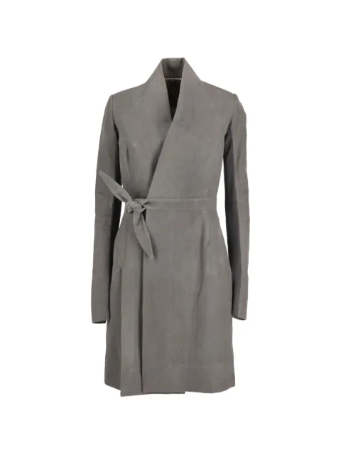 Rick Owens Vintage 2009 V-neck belted coat