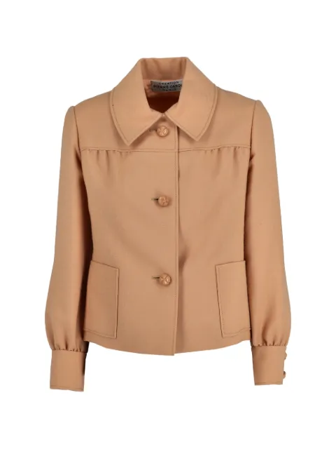 Pierre Cardin Pre-Owned wool puff-sleeved jacket