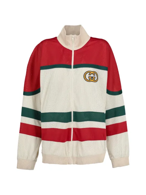 Gucci Pre-Owned chamarra con parche del logo