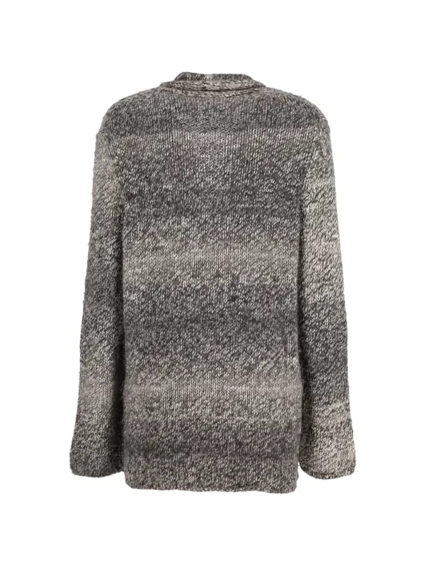 Jil Sander Pre-Owned オープンフロント カーディガン | グレー