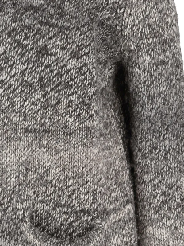 Jil Sander Pre-Owned オープンフロント カーディガン | グレー