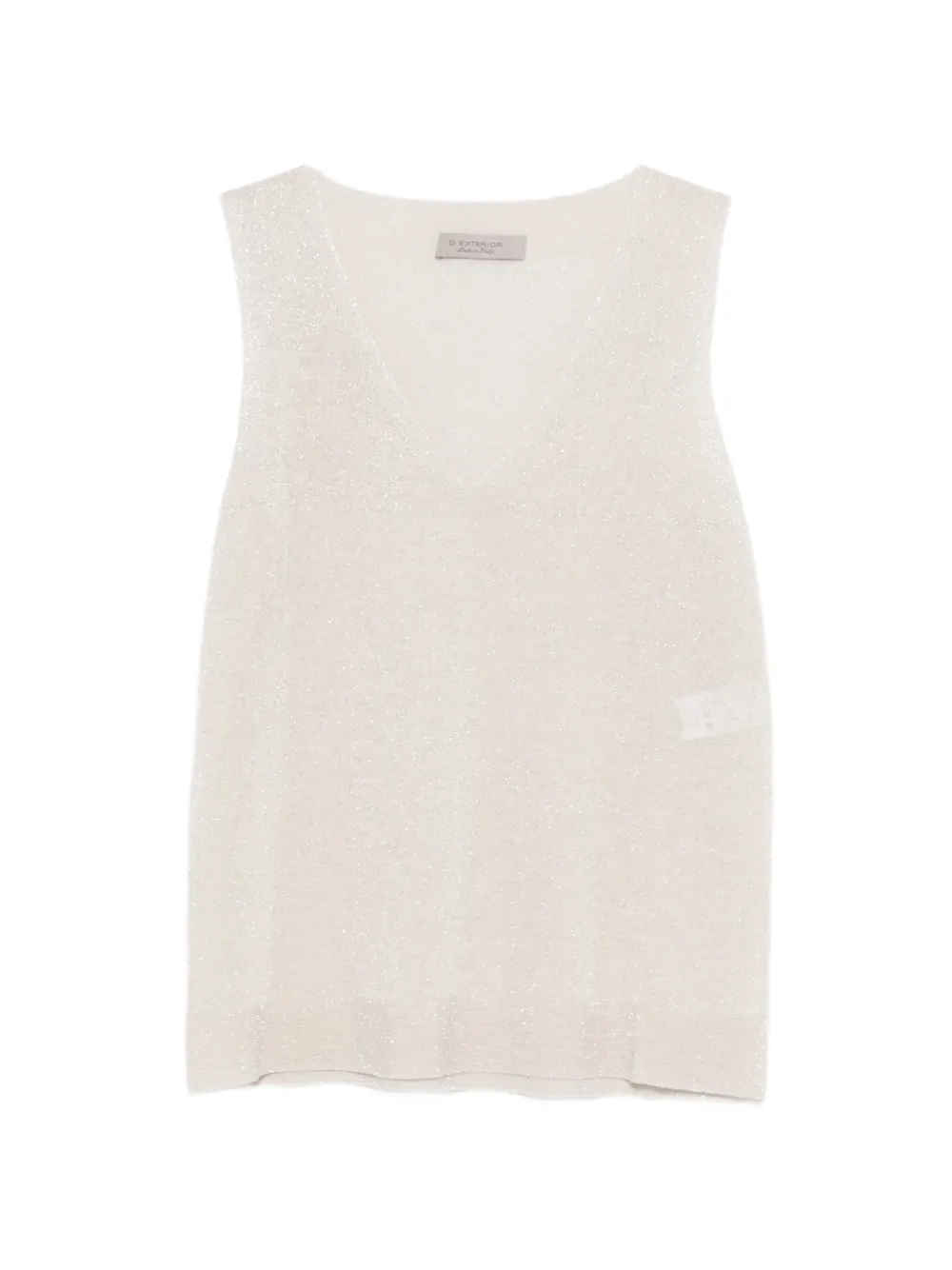 D.Exterior Canotta con scollo a V - Toni neutri