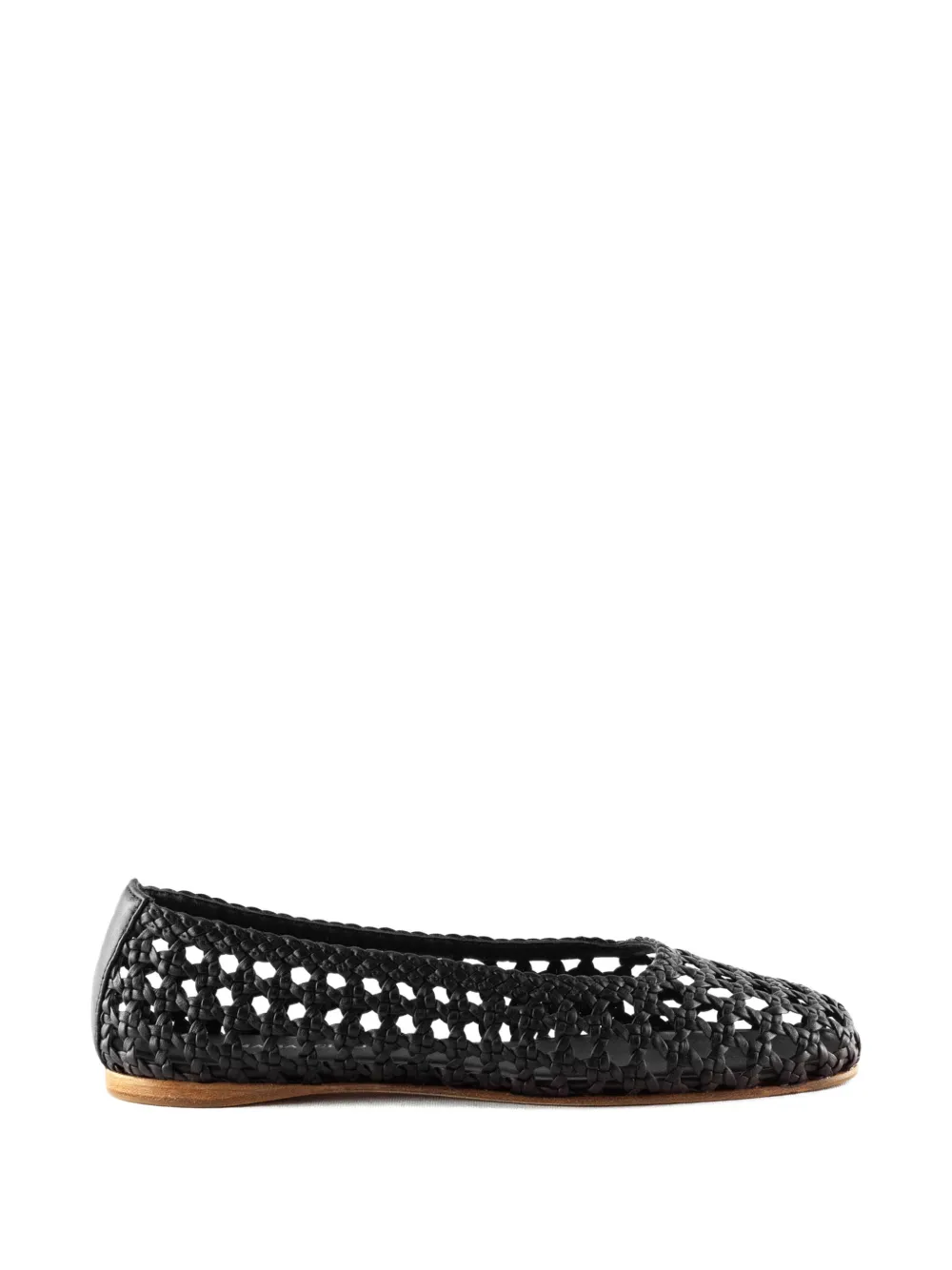 Paloma Barceló round-toe ballet flats Zwart
