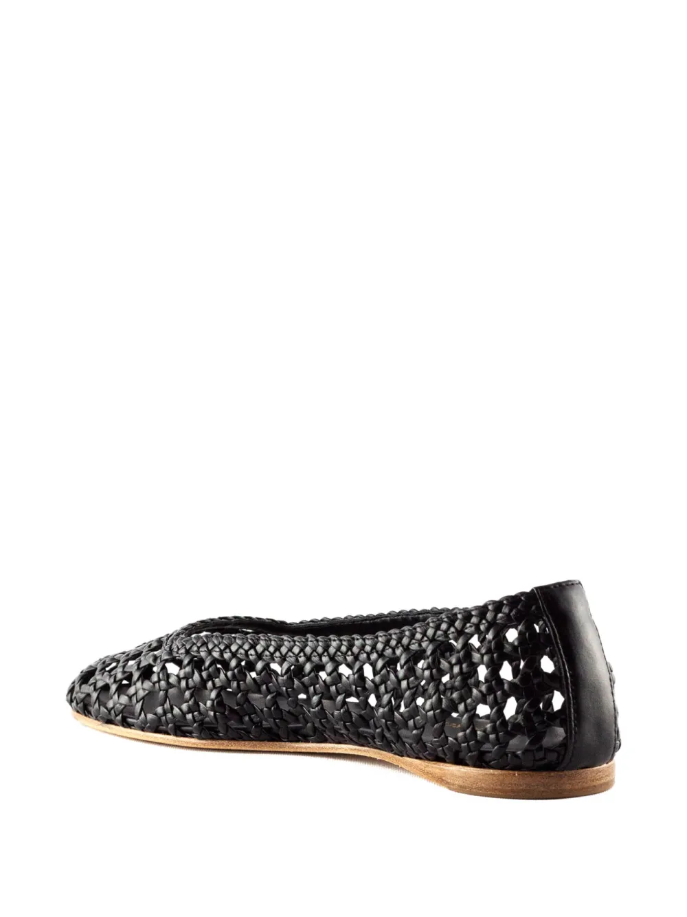 Paloma Barceló round-toe ballet flats Zwart