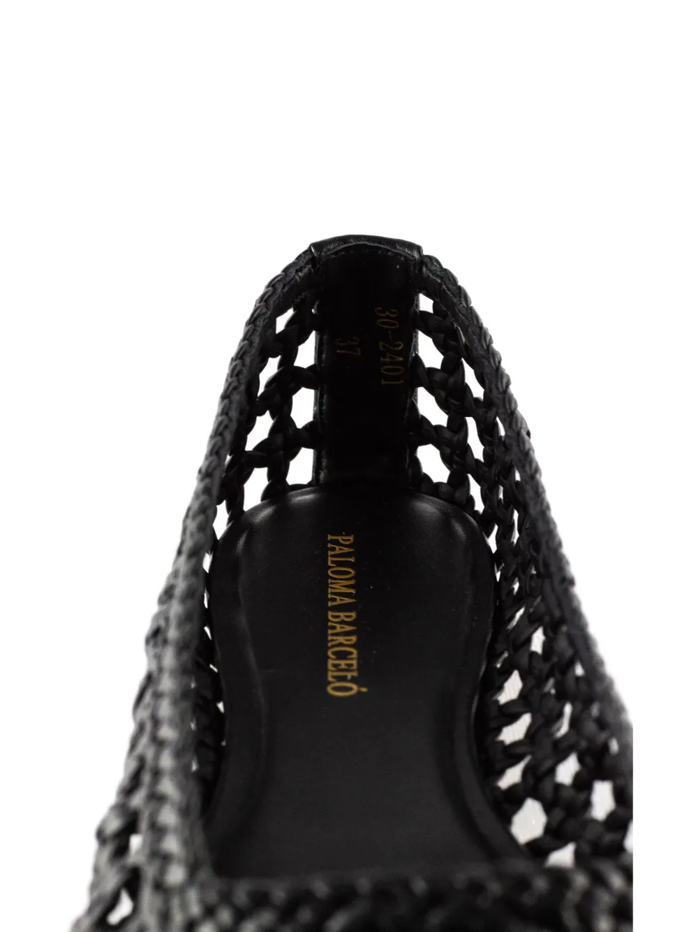 Paloma Barceló round-toe ballet flats Zwart