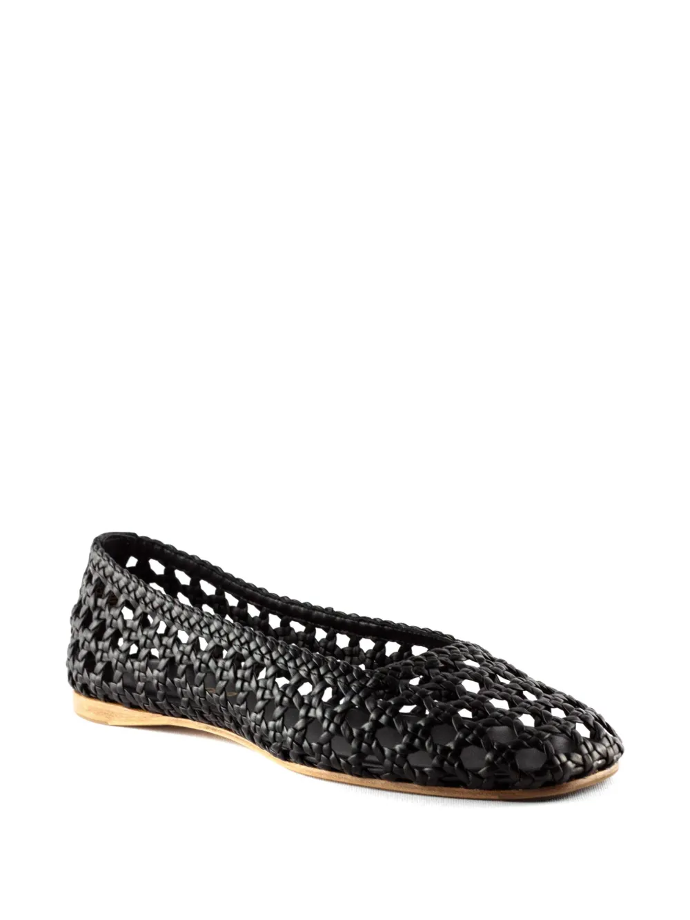  Paloma Barceló Round-toe Ballet Flats - Black 
