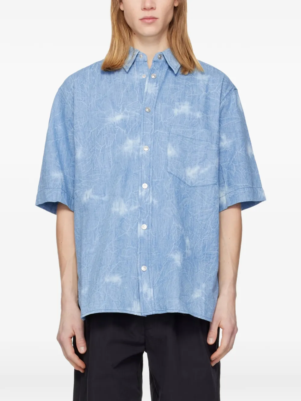  Marant Tabilio Short-sleeve Shirt - Blue 