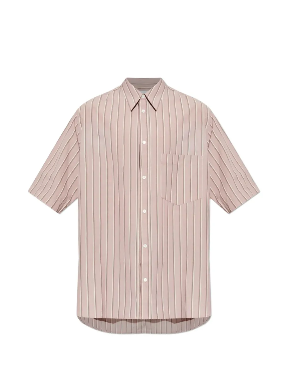 ISABEL MARANT Labilio striped chest-pocket shirt - Rosa