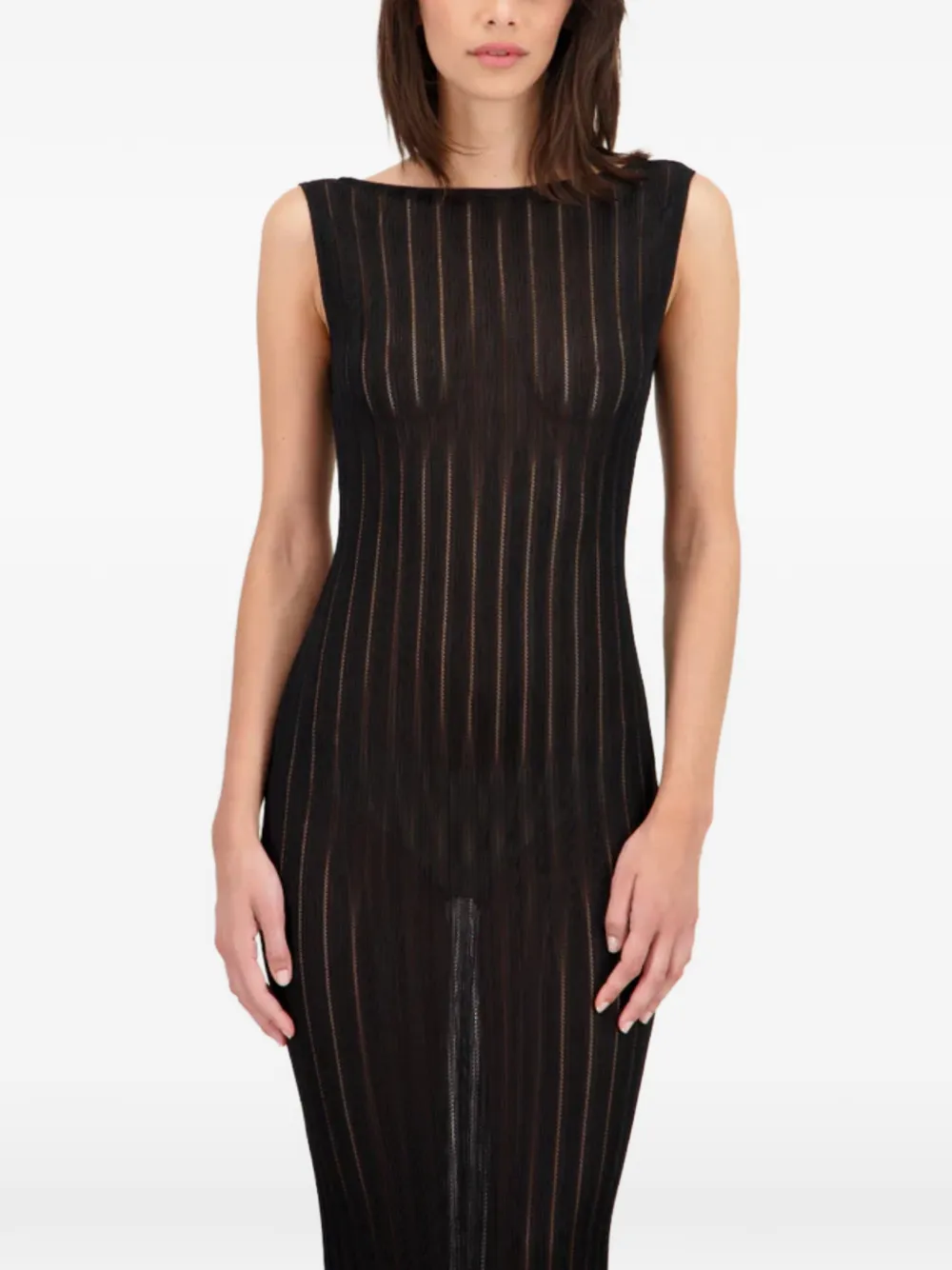 La Galpa REAPER BARE DRESS - Nero