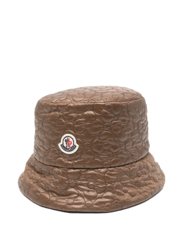 Moncler リバーシブル バケットハット | ブラウン | FARFETCH JP