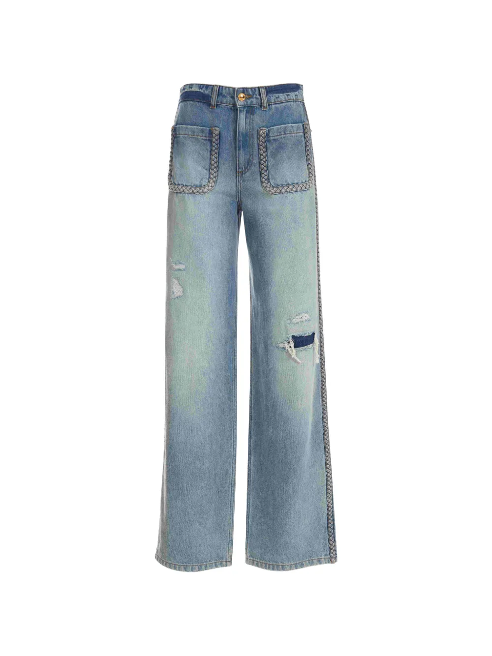 Just Cavalli Jeans con strappi - Blu