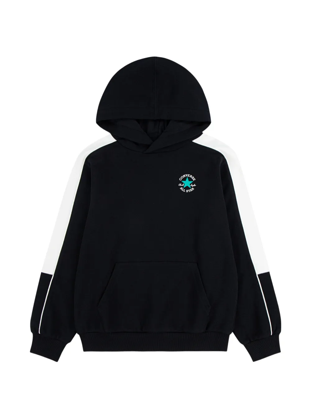 Converse Kids logo-detail hoodie - Nero