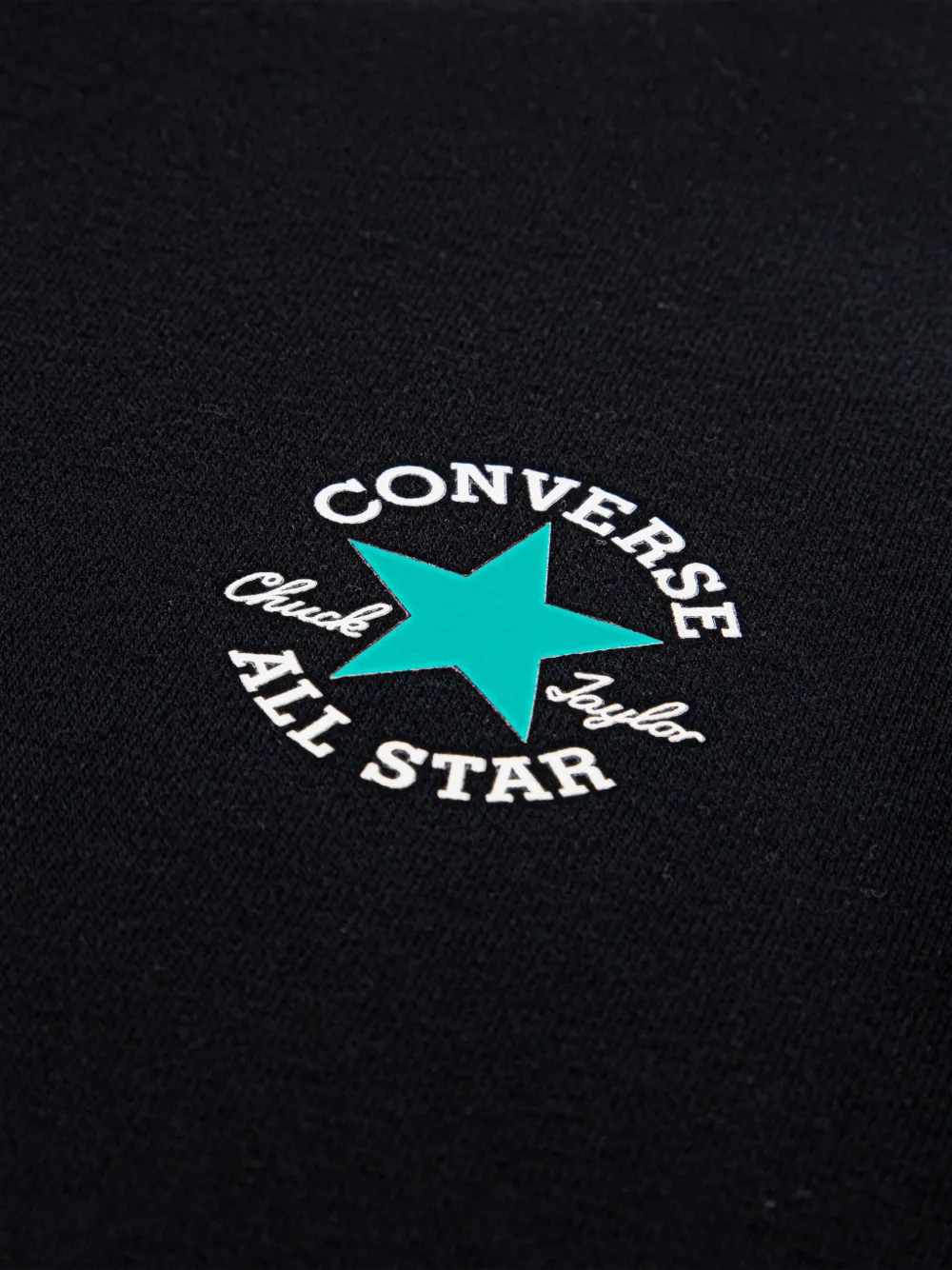 Converse Kids Hoodie met logodetail Zwart