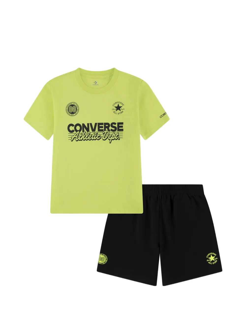 Converse Kids print shorts set of two - Verde