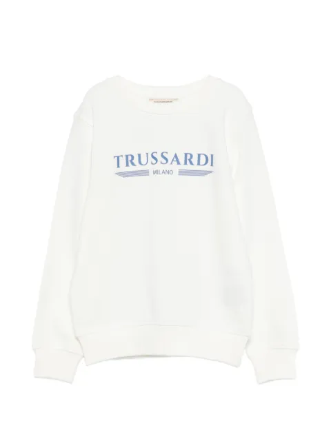 TRUSSARDI JUNIOR logo-detail sweatshirt