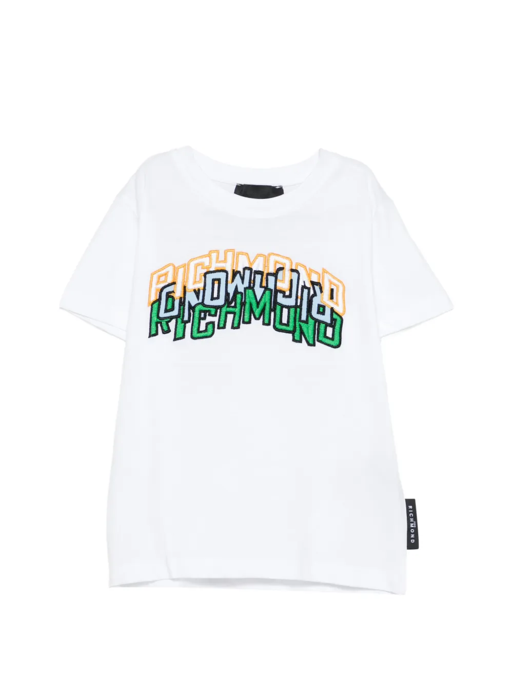 John Richmond Junior embroidered T-shirt - Bianco